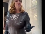 Doing my part to help in the world  Spider-Mom